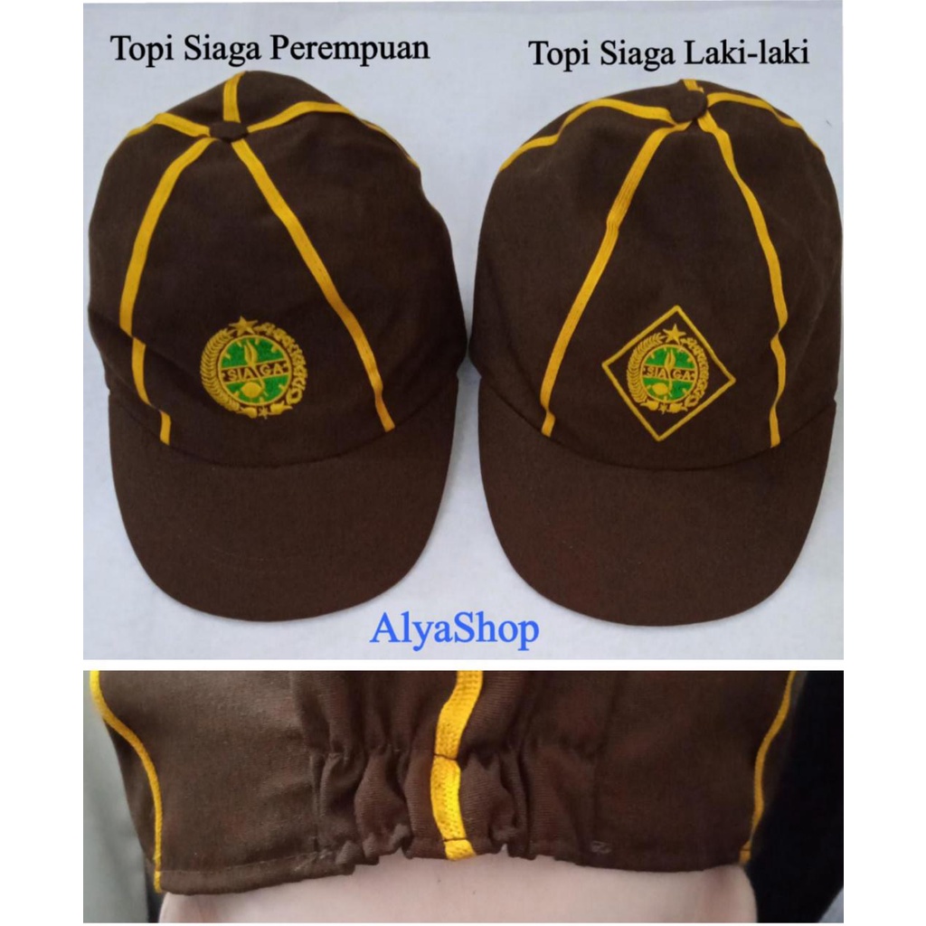 Topi Siaga Bordir Karet MS