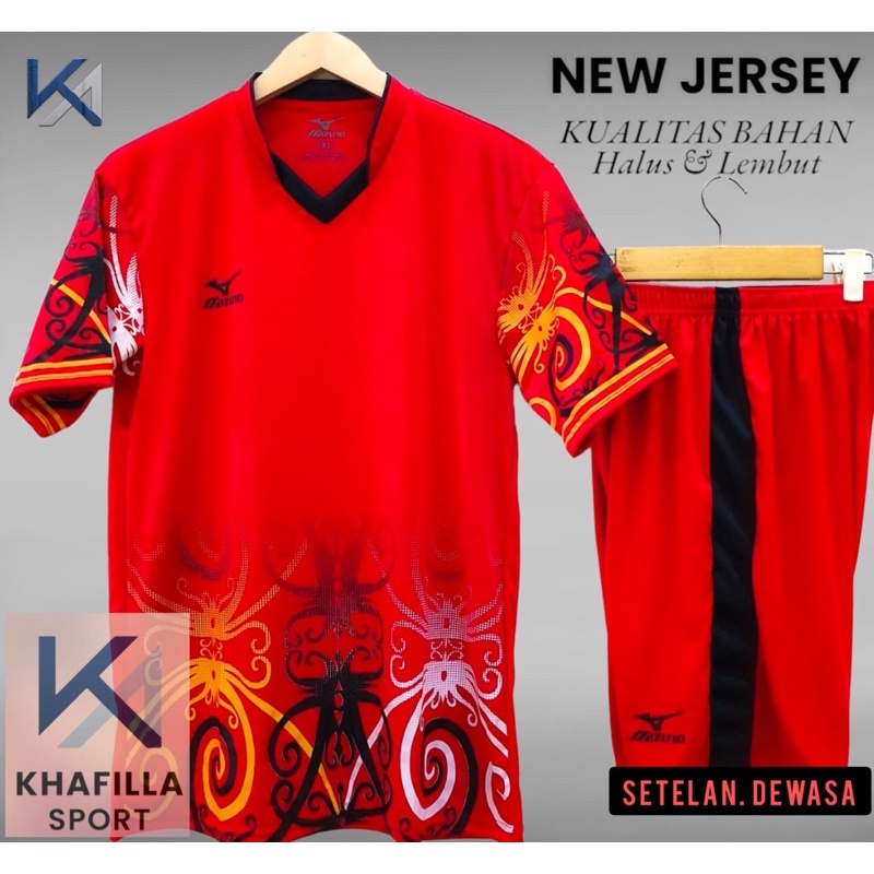 TERBARU JERSEY BAJU SET OLAHRAGA SEPAK BOLA DEWASA BADMINTON