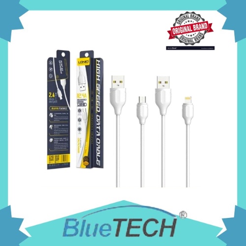 LDNIO LS38 CABLE DATA MICRO USB Fast Charging 2.4A Kabel Micro Serbaguna