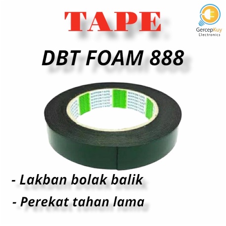 Lakban bolak balik 6Y / DBT Foam 888 TAPE