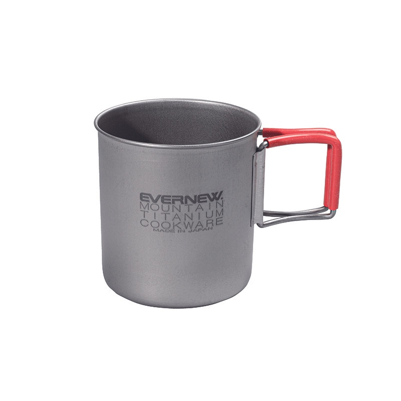 Mug Gelas Camping Evernew Titanium Full Handle Mug 400