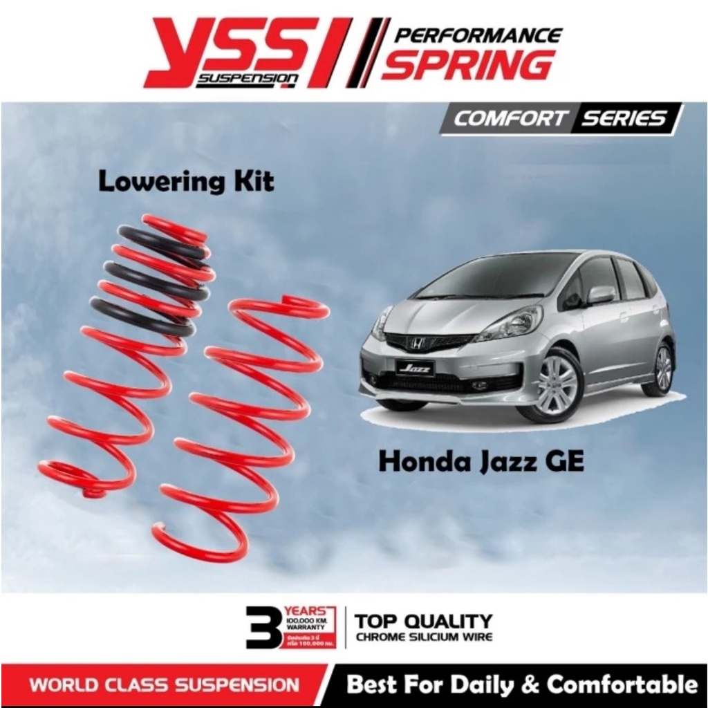 Lowering Kit YSS Honda Jazz GE8