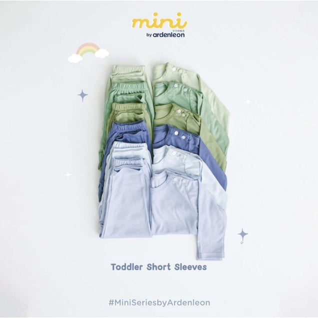 Ardenleon MINI Series Toddler Long Sleeves | Green &amp; Blue