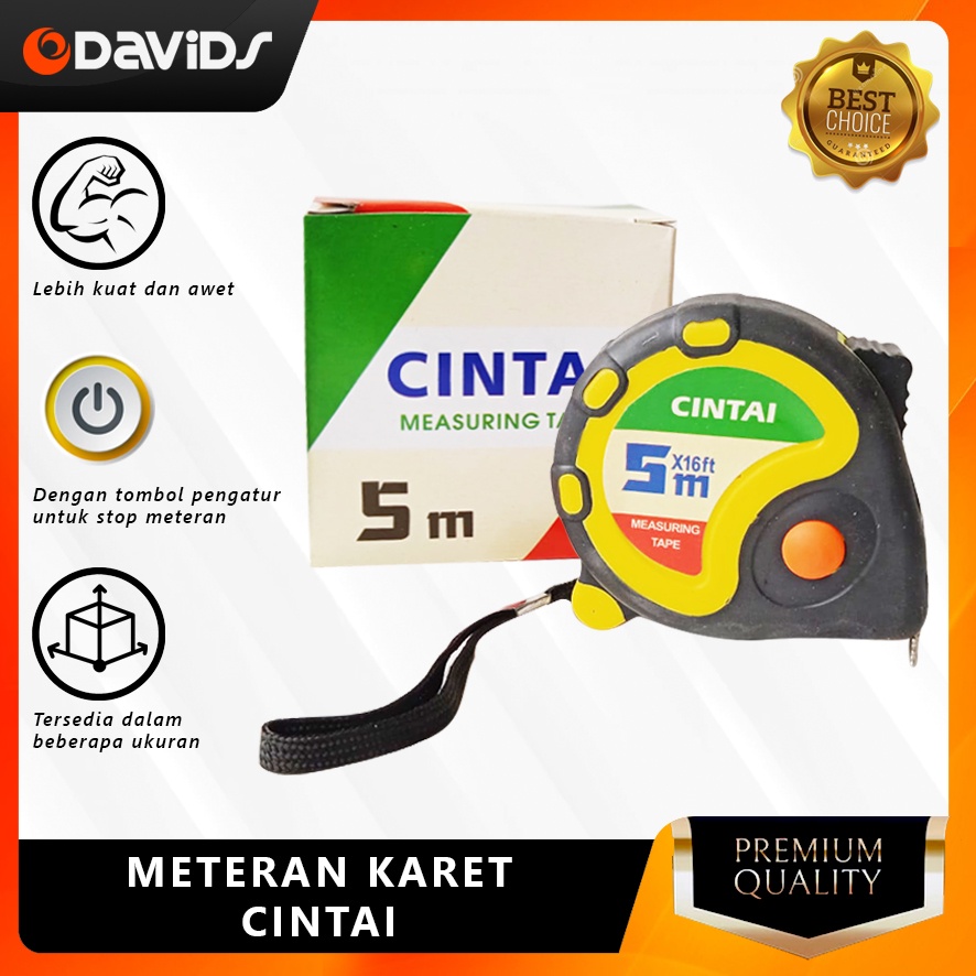 Meteran Tukang Paling Bagus Bangunan 5m 3 5 7.5 Meter Measure Tape