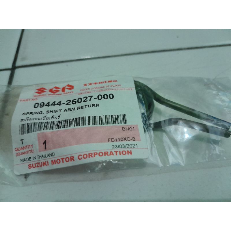 SpringShiftArmReturnSuzukiSatria2TAk100%Ori