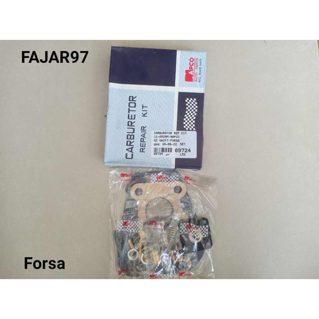 REPAIR KIT CARBURATOR NAPCO JAPAN SUZUKI FORSA