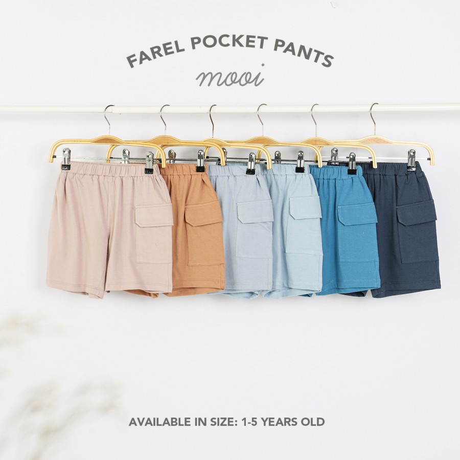 Mooi Celana Pendek Anak Farel Pocket Pants