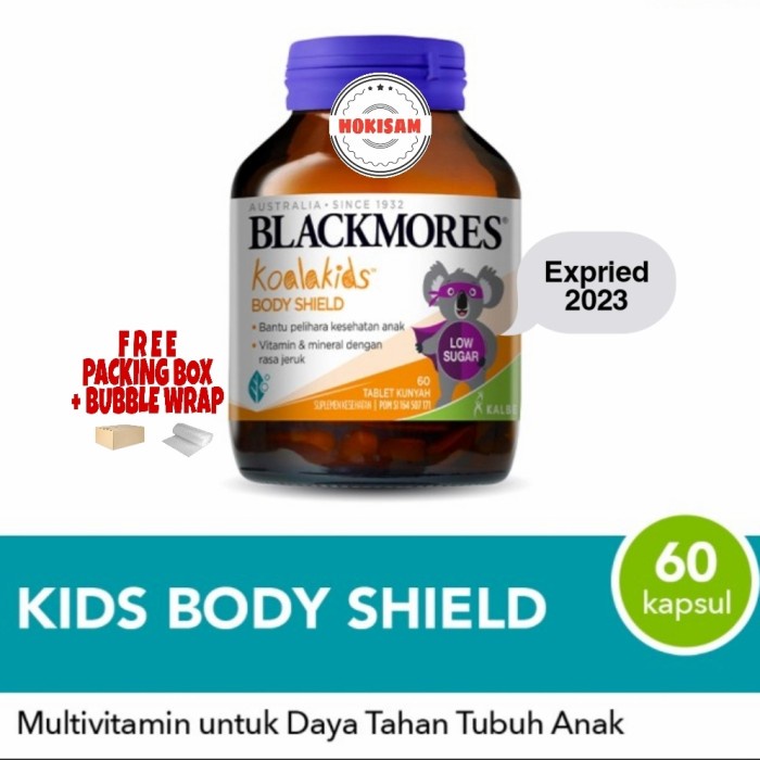 Blackmores Kids Body Shield 60 Tablet BPOM Kalbe Blackmores Kids Koala