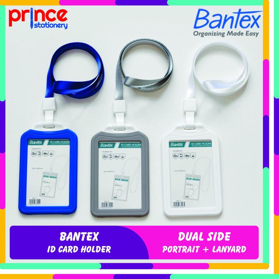 

ㅪ BANTEX ID CARD HOLDER DUAL SIDES PORTRAIT + LANYARD 8881 / TEMPAT ID CARD 2 SISI ↭