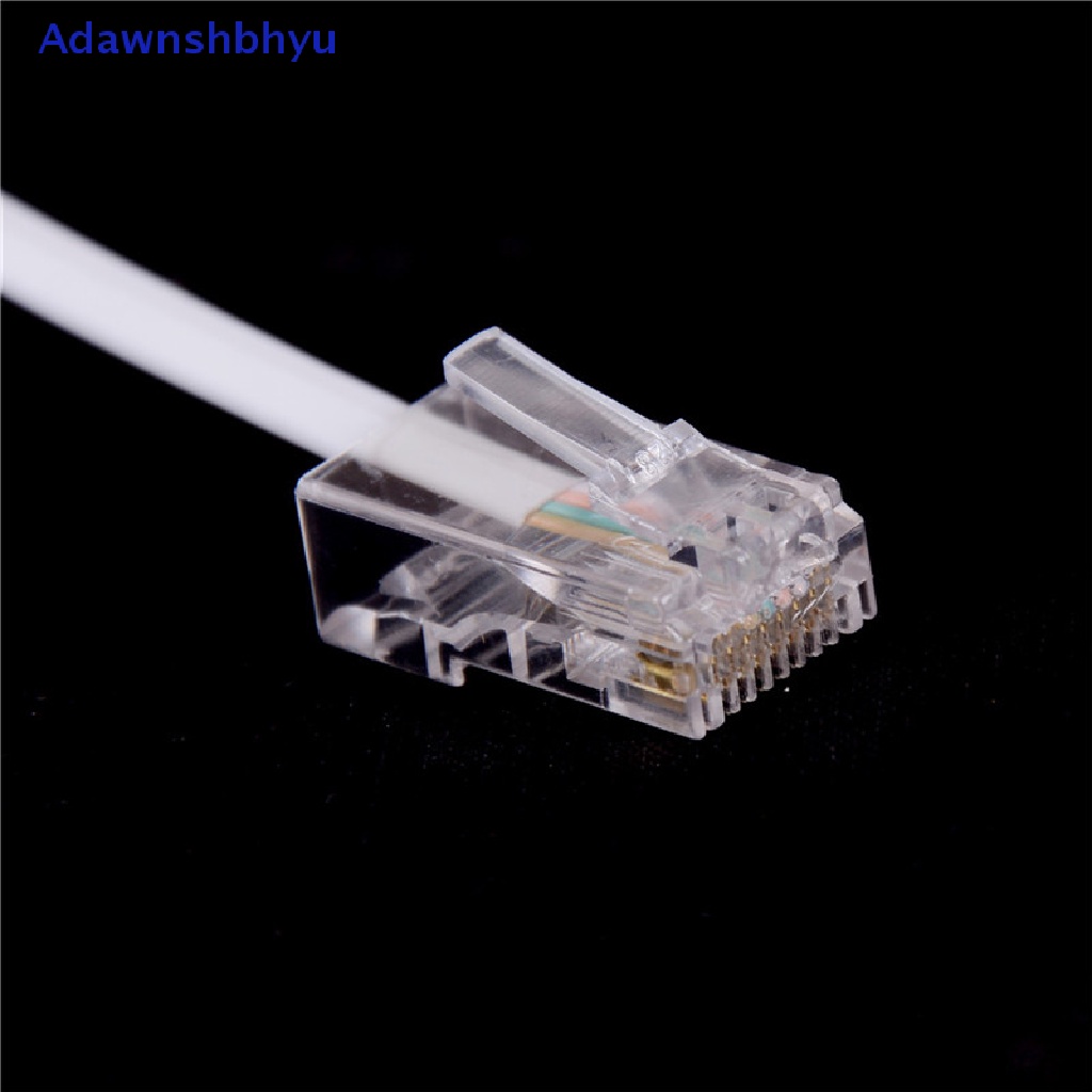 Adhyu RJ11 6P4C Female To Eterna RJ45 8P8C Male F/M Adapter Converter Kabel Telepon ID