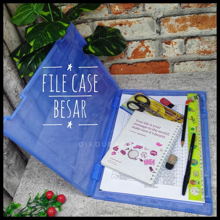 

TERJAMIN File Case - Map Plastik - Ukuran Besar Fancy Transparant KOKOO 0605 Code 5666