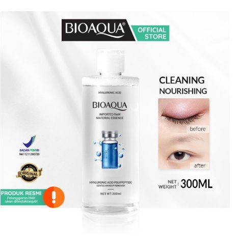 BIOAQUA Micellar Water &amp; Makeup Remover Polypeptide 300 ML / Pembersih Make Up