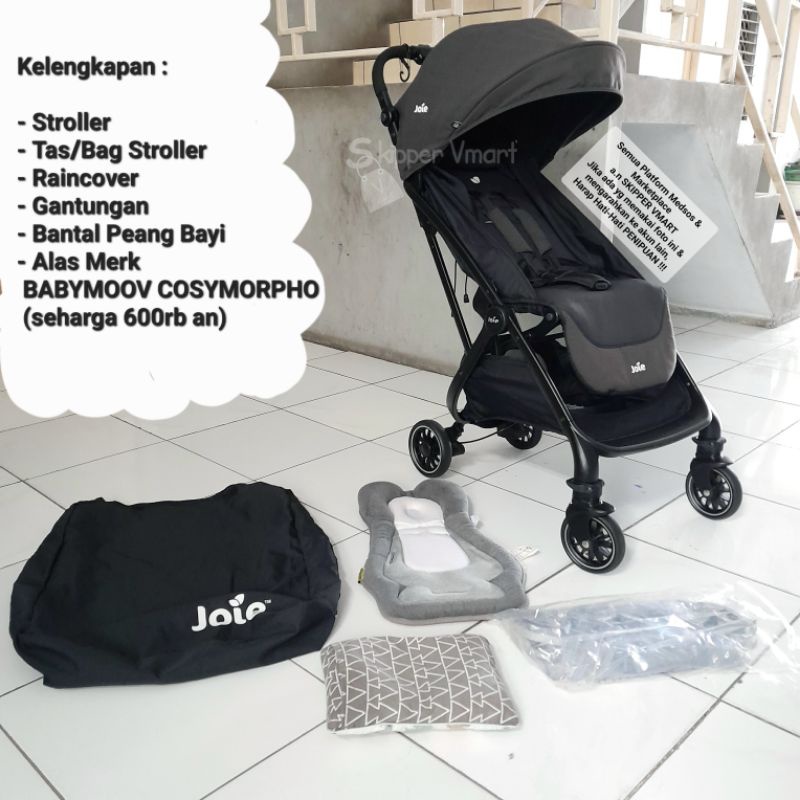 Stroller Stroler JOIE TOURIST 2 COAL Preloved Second Bekas