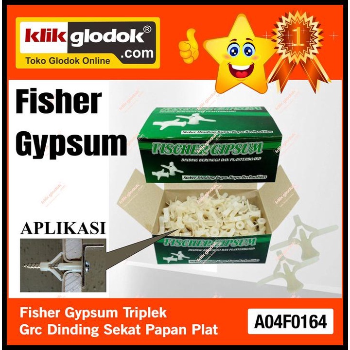 Fisher Gypsum Triplek Grc Dinding Sekat Papan Plat
