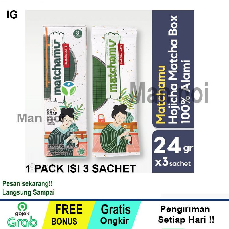 

Matchamu Matcha Latte isi 3 pcs