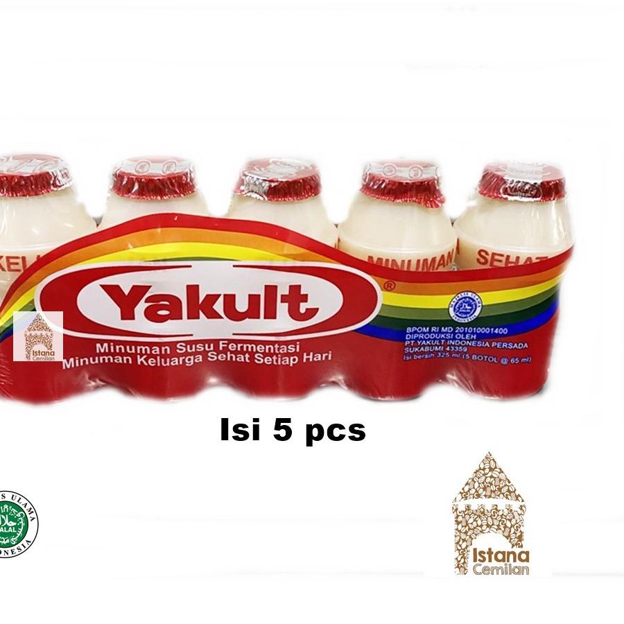 

YAKULT Minuman Susu Fermentasi Probiotik (isi 5 pcs)