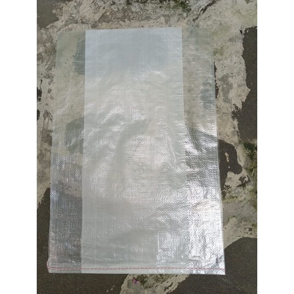 karung transparan 10kg(TEBAL)(BARU)(minimal order 50pcs)