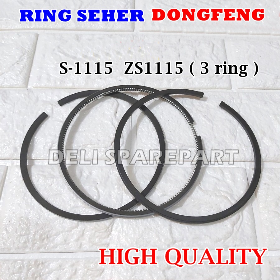Ring Seher Piston Mesin Diesel S1115 Zs1115 3Ring TL  tianli