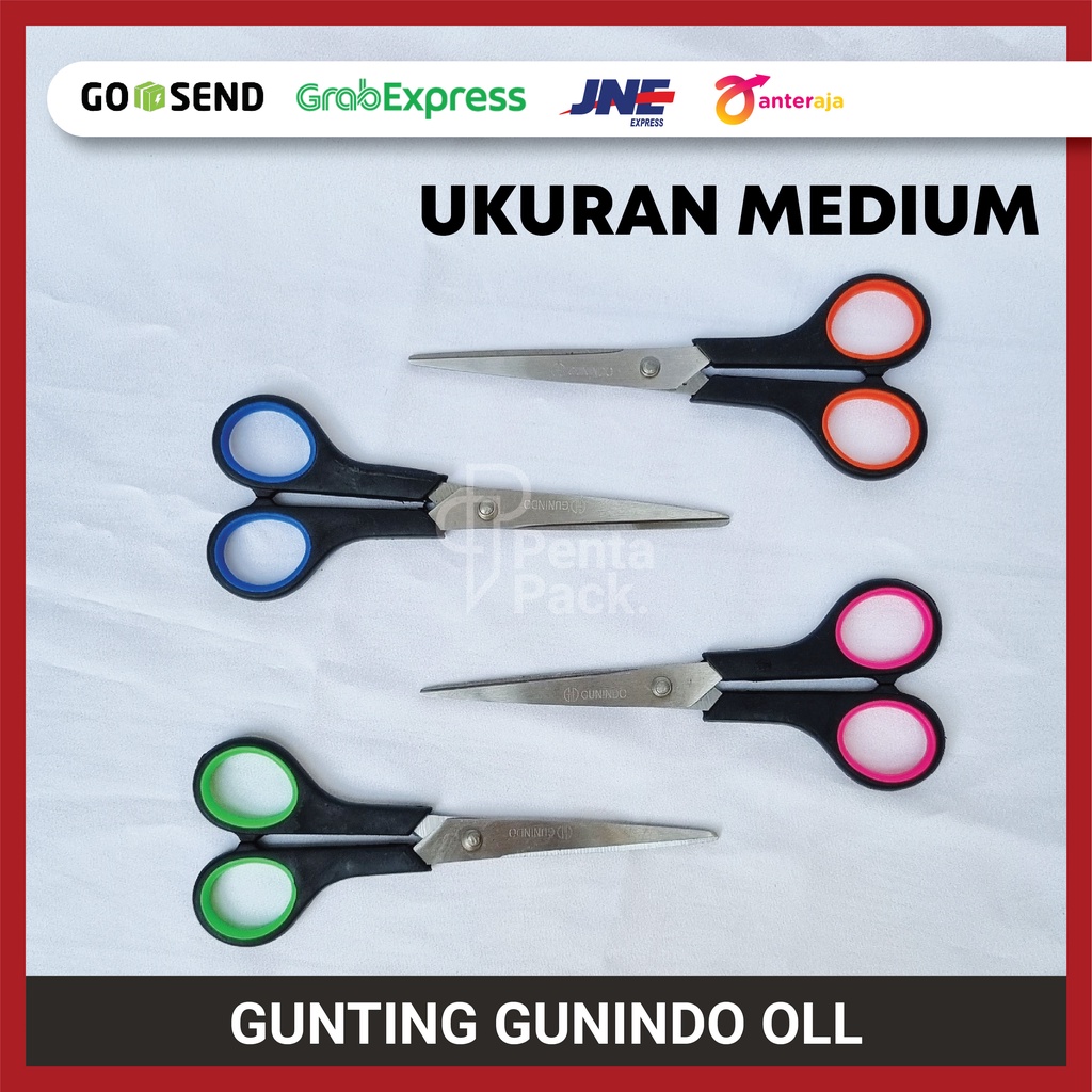 

Gunting Medium Gunindo OLL / Medium Scissors / Potong Kertas