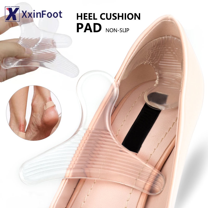 2Pcs Ledakan Lembut Silicone High Heel Pad Perawatan Kaki Sol Heel Cushion Sepatu Sisipan