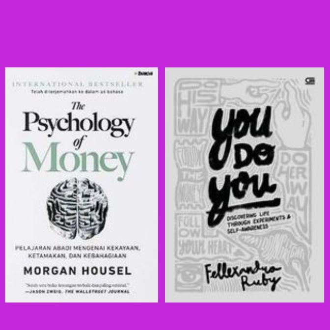 

Paket Bundling Buku Psychology Of Money & You Do You - Original