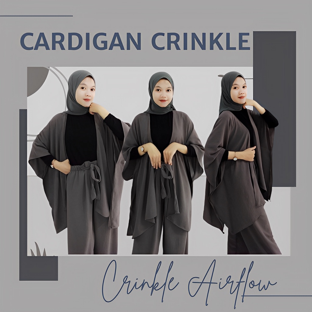 KARDIGAN SALLY CRINKLE AIRFLOW