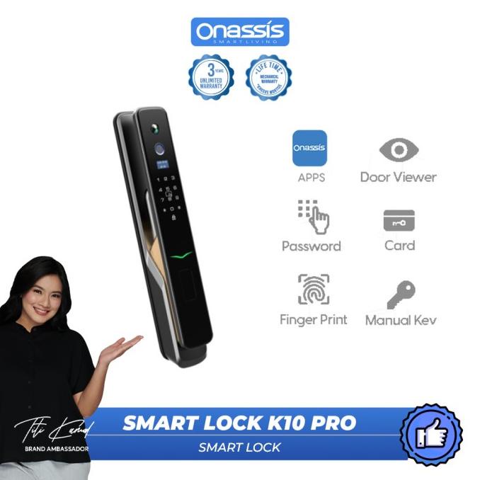 ONASSIS SMART LOCK K10 PRO CAMERA BUILT IN