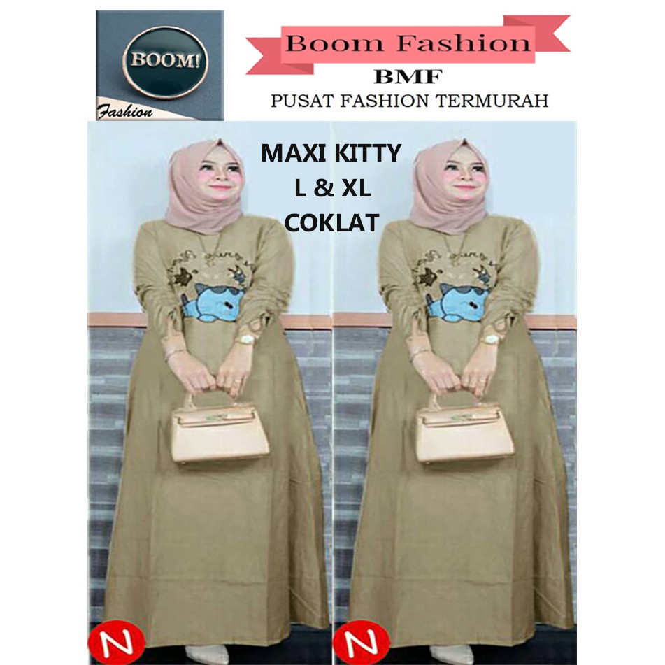 PIK - Maxi Kitty L, XL, XXL (7294, 75190, 7971) / Maxi Wanita/ Pakaian Muslim