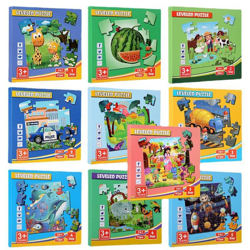 Mainan Anak MAGNETIC LEVELED PUZZLE BOOK Buku Puzzle Edukasi Anak