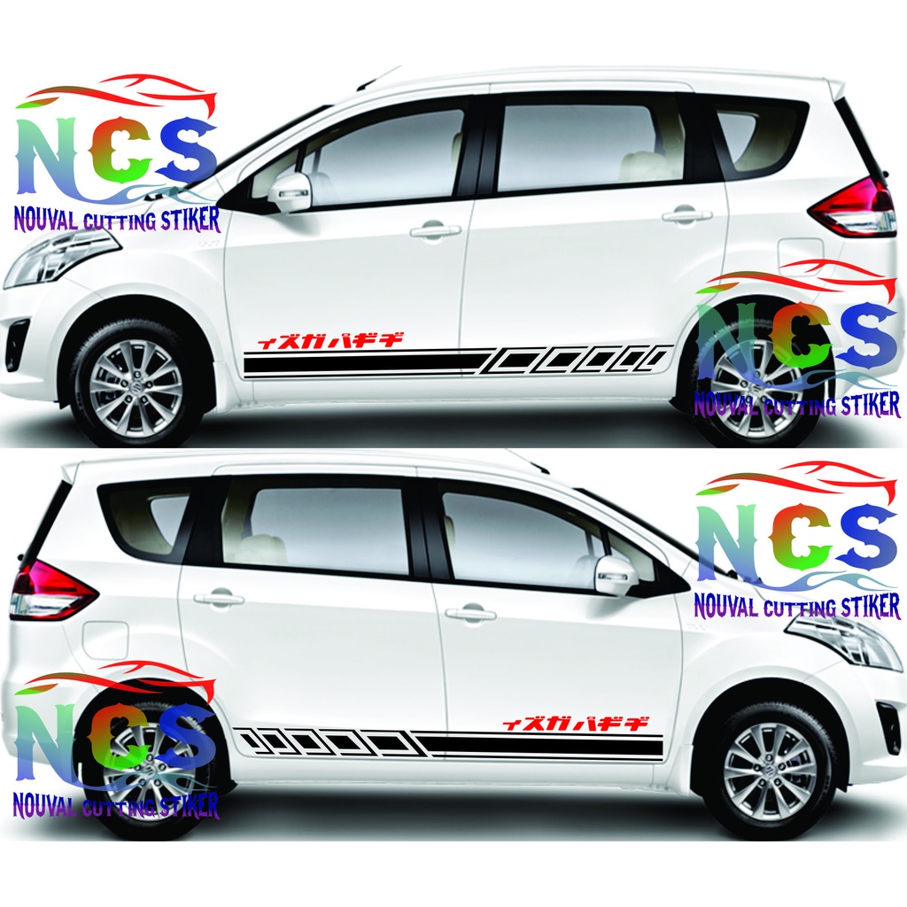 NEW Sticker mobil suzuki ertiga stiker mobil all new ertiga xl7 custom text