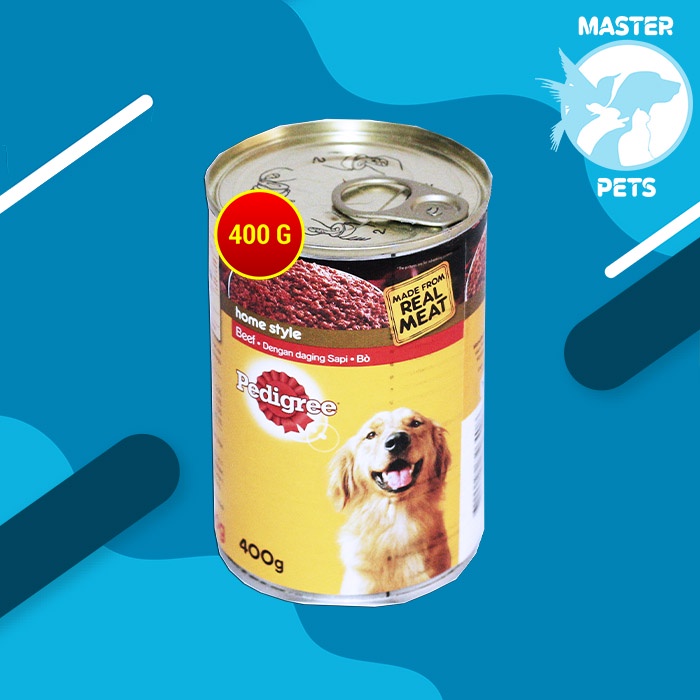 Makanan Basah Anjing Kaleng Pedigree Wet Dog Food 400 Gram