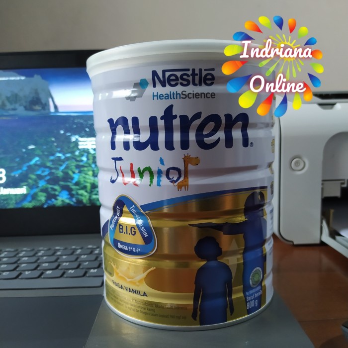 

(BISA COD ) [PROMO] Nutren Junior 800gr rasa Vanila - Kemasan 800gr