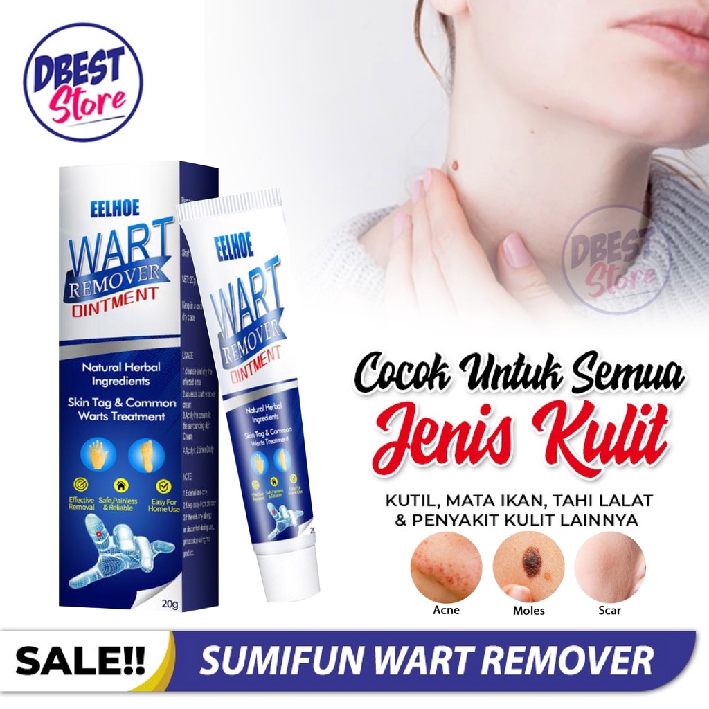 DBEST - ORIGINAL Skin Tag Remover SUMIFUN EELHOE Wart Remover Ointment | Penghilang Tahilalat &amp; Kutil