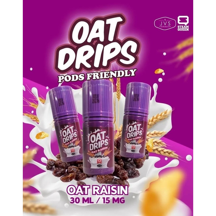 PODS FRIENDLY OAT DRIPS V7 OAT RAISIN 30ML LIQUID OAT DRIPS AUTHENTIC