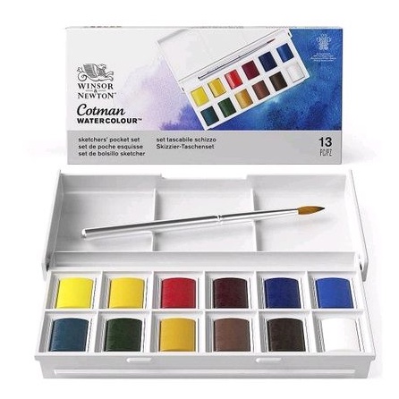 

Cat Air Cotman Watercolour Sketchers' Pocket Set 12 Winsor & Newton