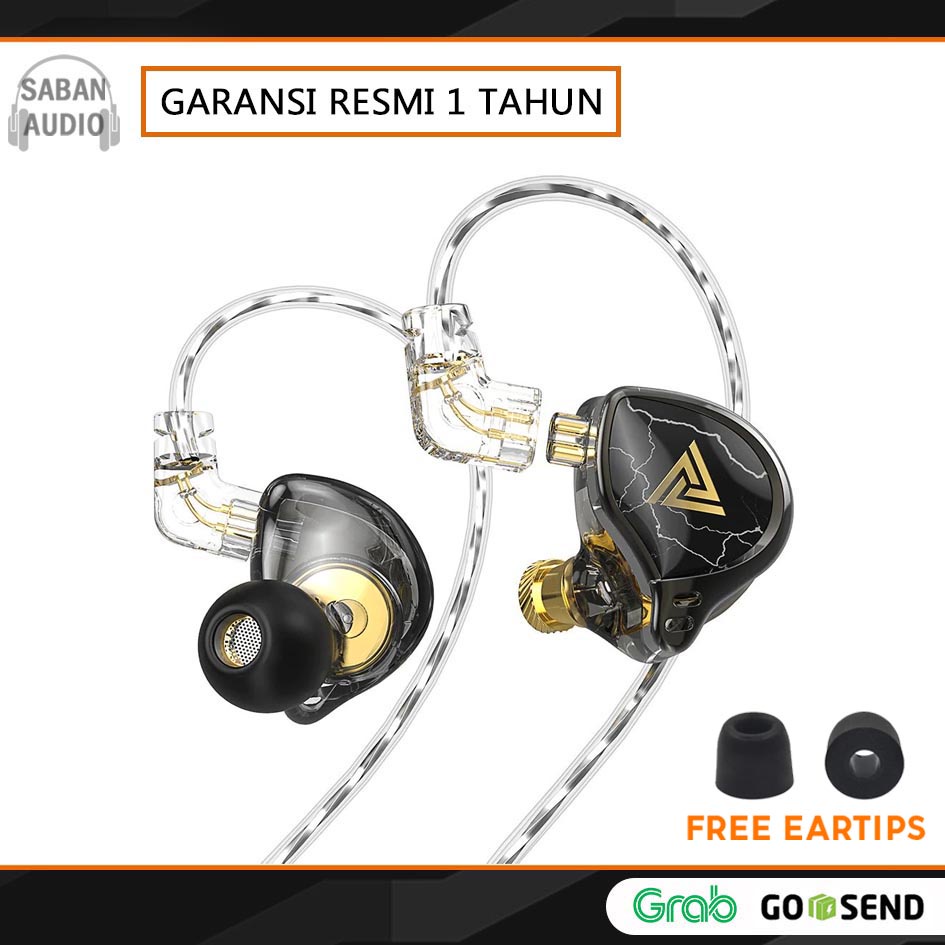 QKZ x HBB Titanium-Coated Diaphragm Driver HiFi In Ear Earphone alt KZ edx ultra cca cra sgor venus