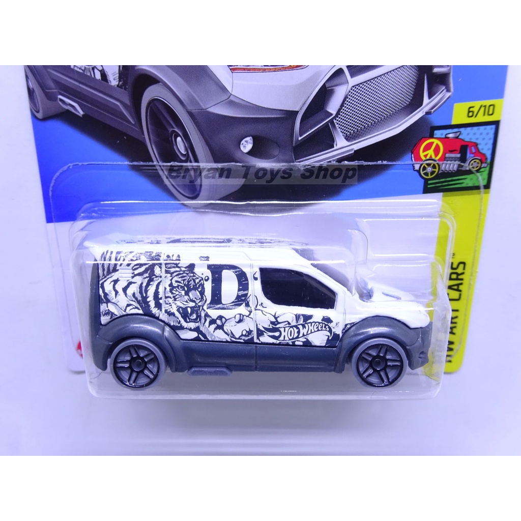 Hot Wheels HW Ford Transit Connect Putih Tampo Macan