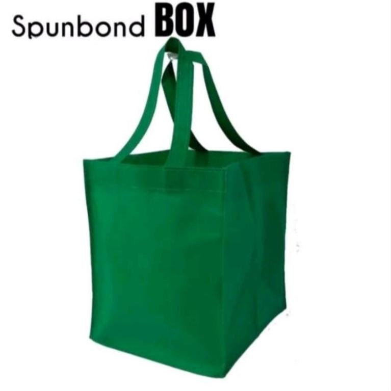 

[K[18 »] Goodiebag Box 25 x 25[POLOS TAMPA SABLON]-Tas spundbond-Tas besek-premium