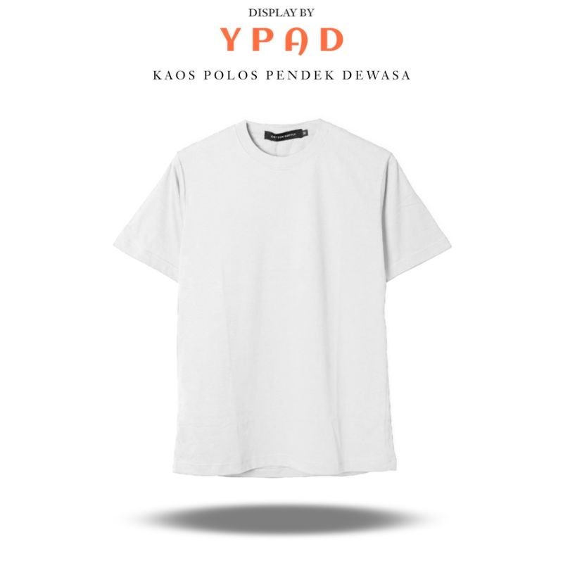 Kaos polos pria dewasa bahan catton tebal | Kaos polos pendek | Tshirt polos | Kaos putih