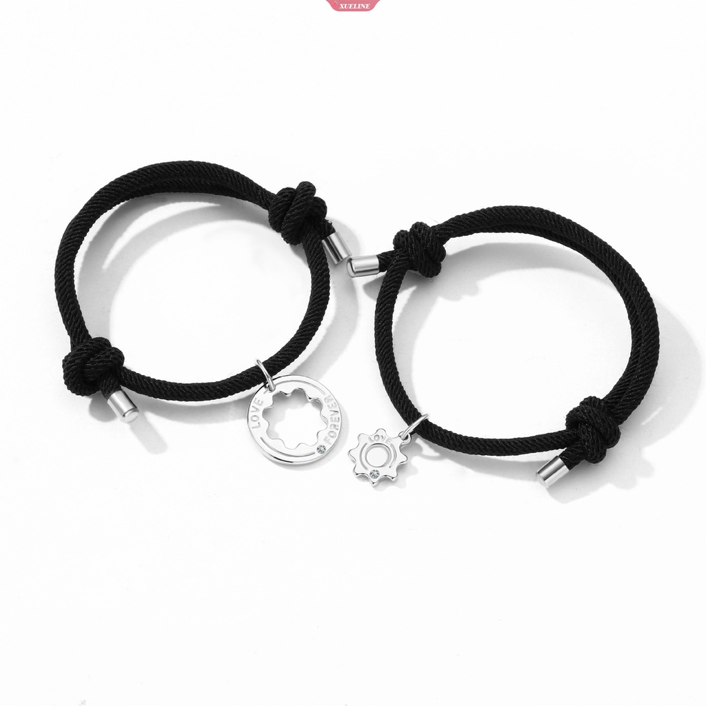 Fashion Kreatif puzzle Dua Potong Pasangan Gelang Jahitan Gigi Hadiah Hari Valentine Barang Perhiasan Hadiah Ulang Tahun [ZXL]