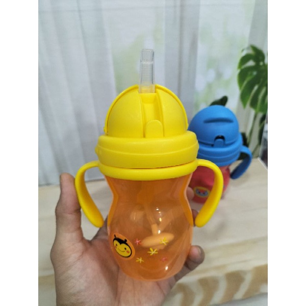 Training Cup With Straw Baby Safe/Botol Minum Dengan Sedotan(270 Ml) BPA Free SK 019