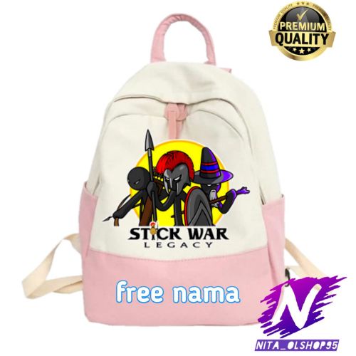 tas anak stickwar legacy game ransel sekolah