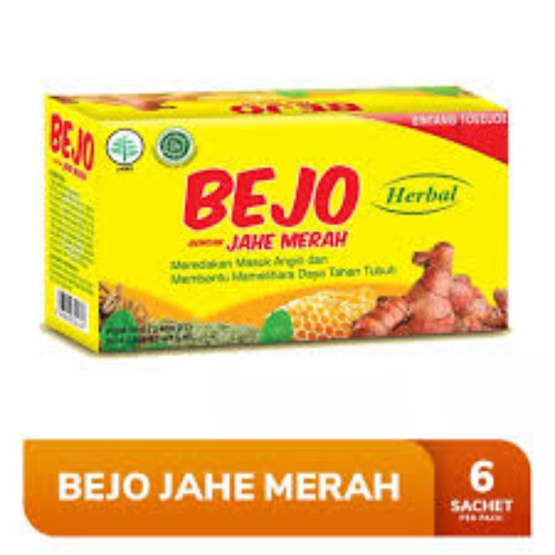 

Bejo jahe merah isi 6 sachet