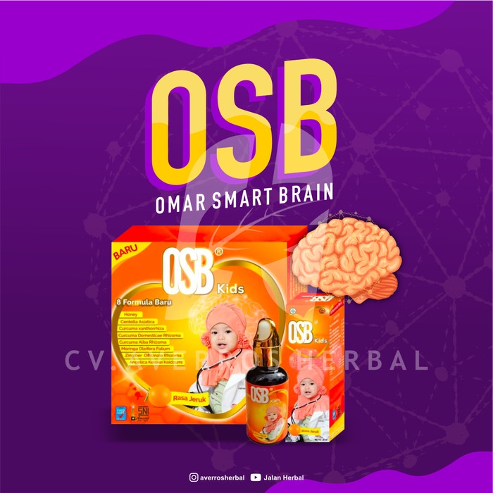 Vitamin Madu Cair OSB Kids Omar Smart Brain Otak Anak Pintar Cerdas
