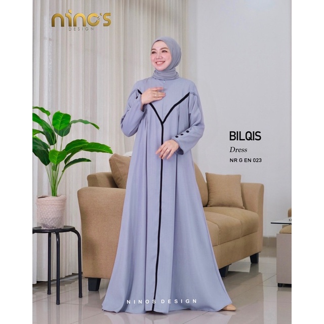 gamis ninos design terbaru BILQIS Dress 023 original ninos design