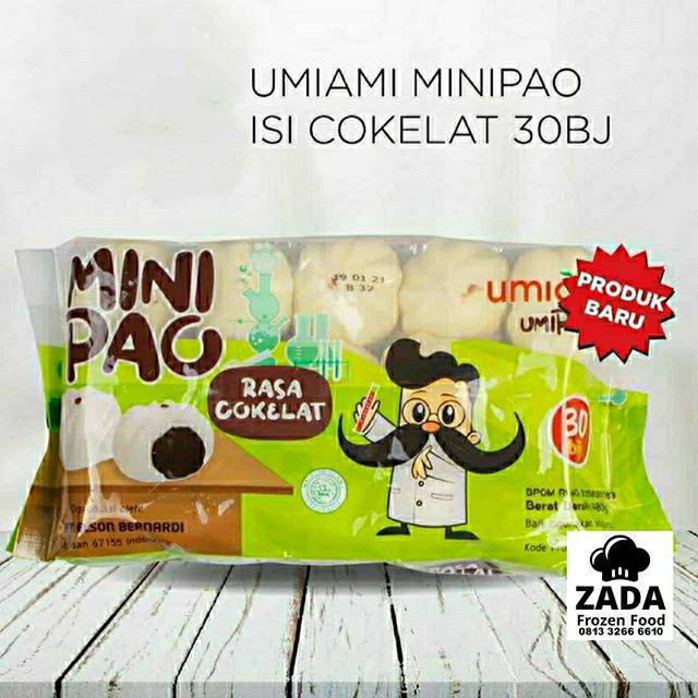 

Umiami Mini Pao Cokelat isi 30 pcs ⁣