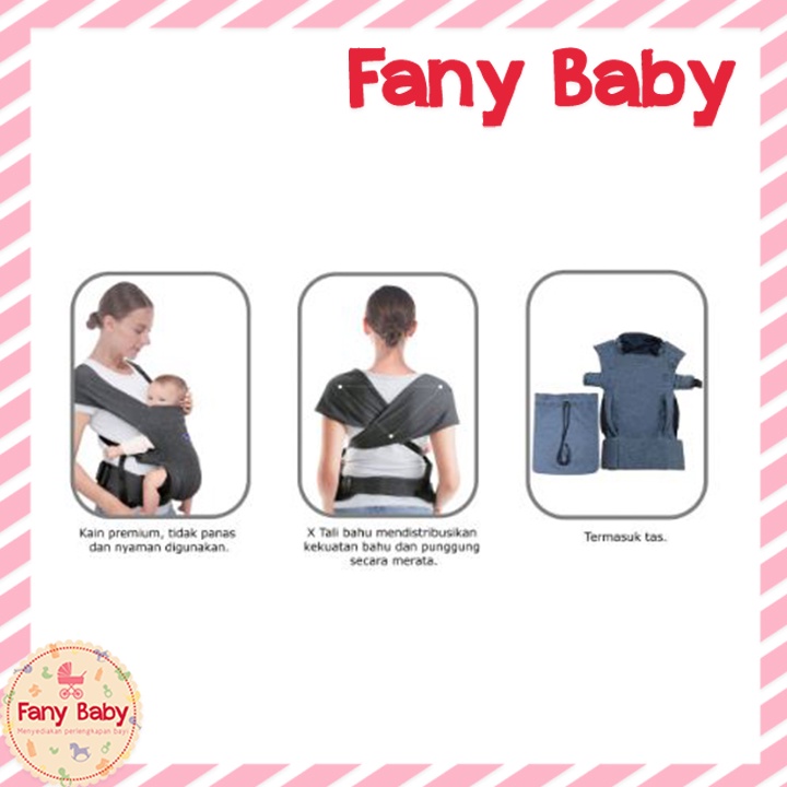 BABY SAFE M SHAPE CARRIER BC010 / GENDONGAN BAYI