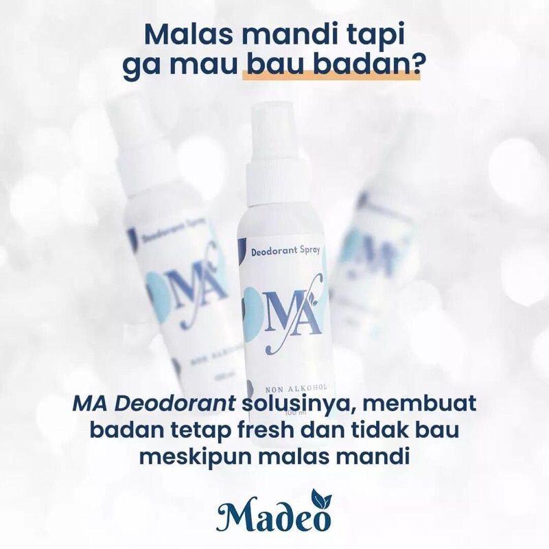 Aschosme  MA DEODORANT Spray bpom ~ MADEO