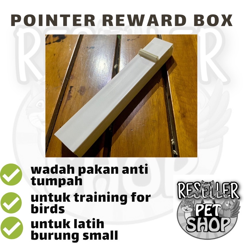 WADAH PAKAN UNTUK MELATIH BURUNG POINTER BOX UKURAN BURUNG SMALL POINTER LATIH LOVEBIRD UNTUK MELATI
