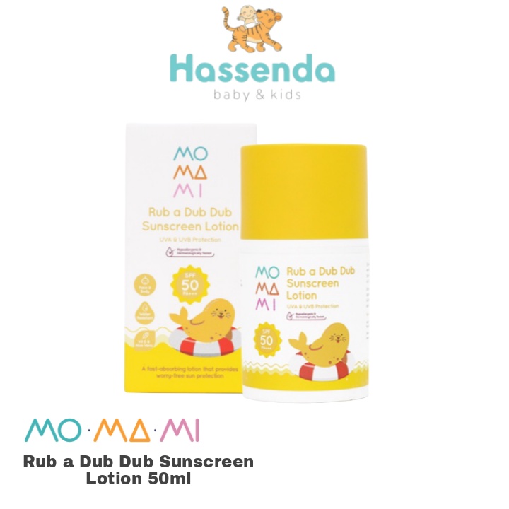 Momami Rub A Dub Dub Sun Lotion 50ml / Lotion Sunscreen Anak